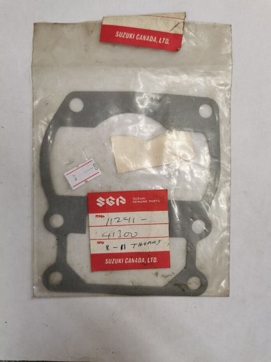 NOS SUZUKI TS100 TS125 CYLINDER GASKET 11241-41300 SUB BY 11241-41321 S26