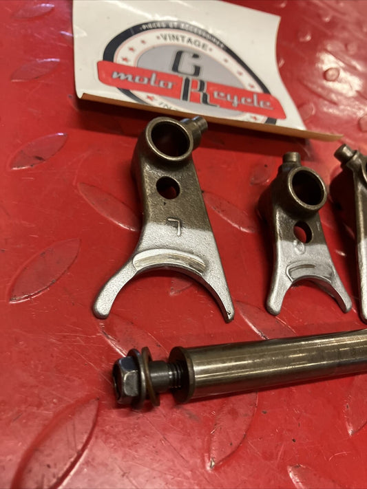 Honda XL350R 1984 transmission gearshift gear shift forks left right center