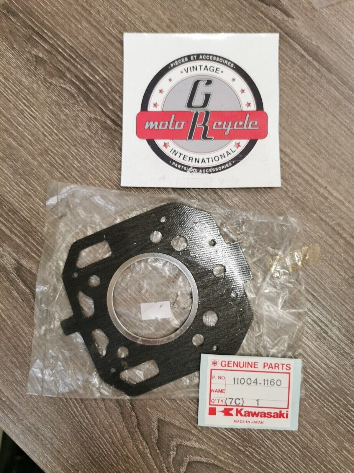 NOS KAWASAKI KX125 1985 - 1987 GASKET-HEAD 11004-1160 K31