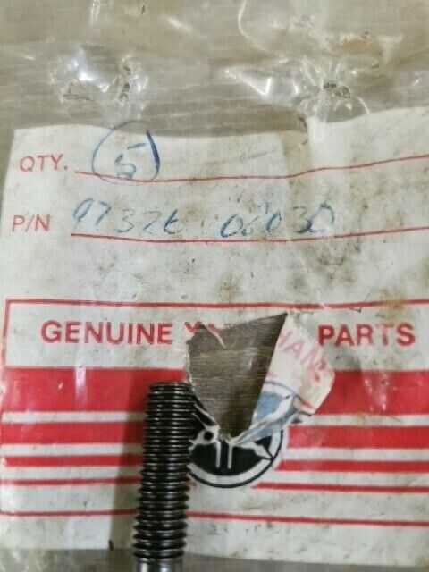 NOS YAMAHA YS828TN YS624TM YS624TEN CS340P RX10PAR BOLT 97326-08030-00 Y159