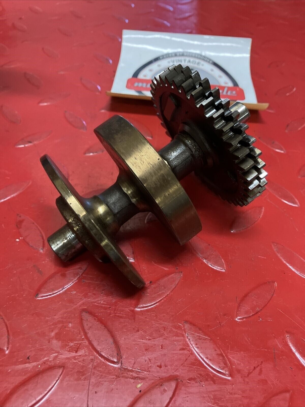 Honda XL350R 1984 crankshaft crank shaft counter balancer shaft gear