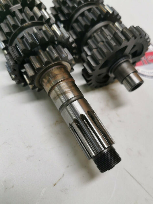 Honda CR250R 1985 Transmission mainshaft countershaft shaft input output gear 2
