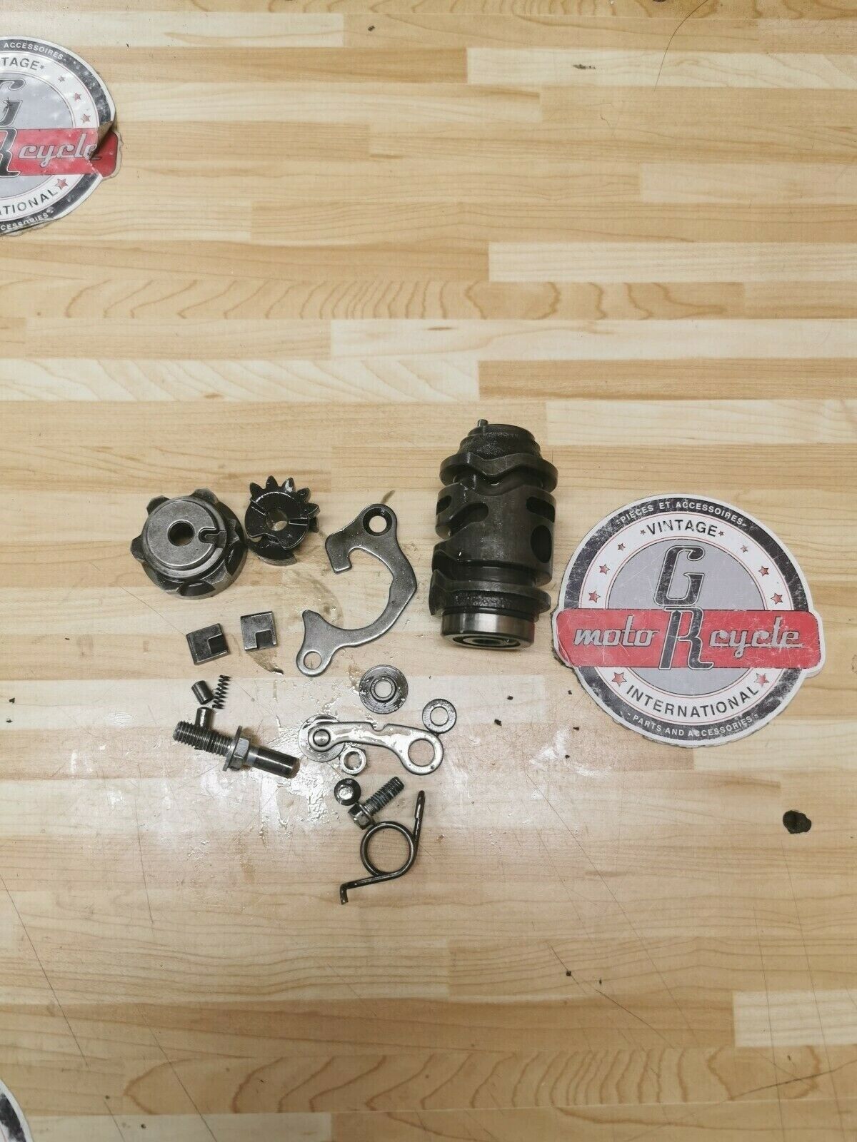 Kawasaki KX250F 2005 gear shift transmission gearshift drum cam pawl ratchet