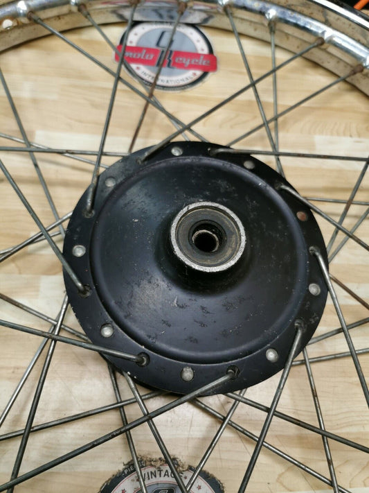 Yamaha MX175 1981 front wheel hub rim spoke 248-25111-00-98