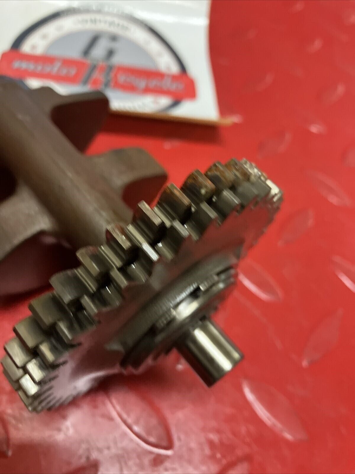 Honda XL350R 1984 crankshaft crank shaft counter balancer shaft gear