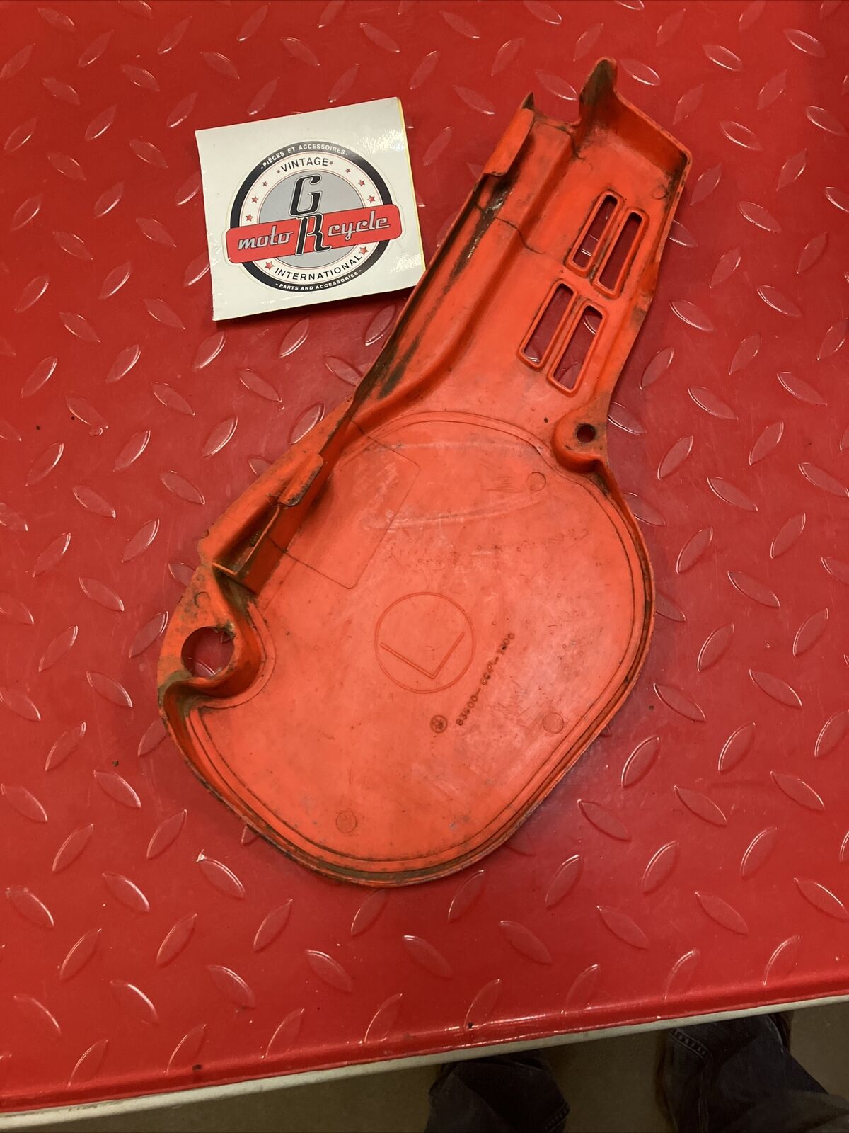Honda CR80R 1984 left side cover panel