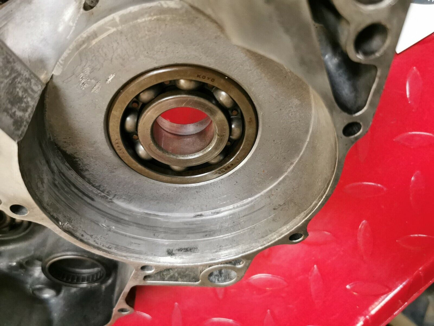 Honda CR250R 1986 crankcase set left right crank case 111A0-KS7-000