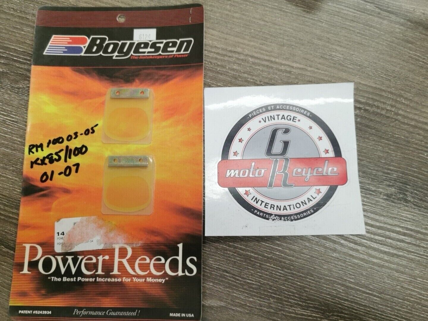 NOS Boyesen RM100 2003 - 2005 KX85 2001 - 2007  Power Reeds 6124 J20