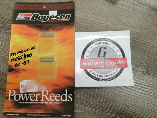 NOS Boyesen RM100 2003 - 2005 KX85 2001 - 2007  Power Reeds 6124 J20