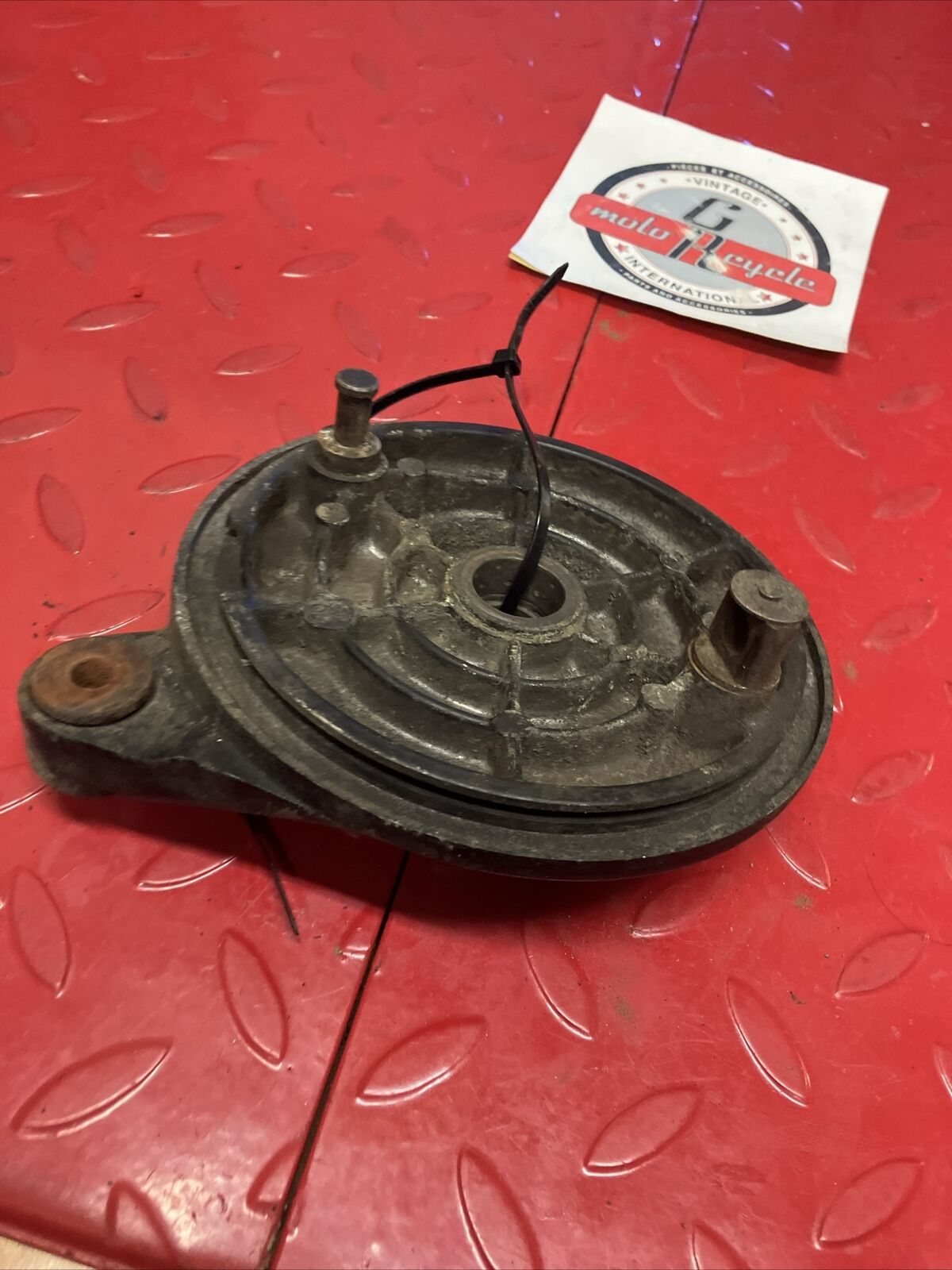 Kawasaki KX125 1980 rear brake panel plate drum KDX175
