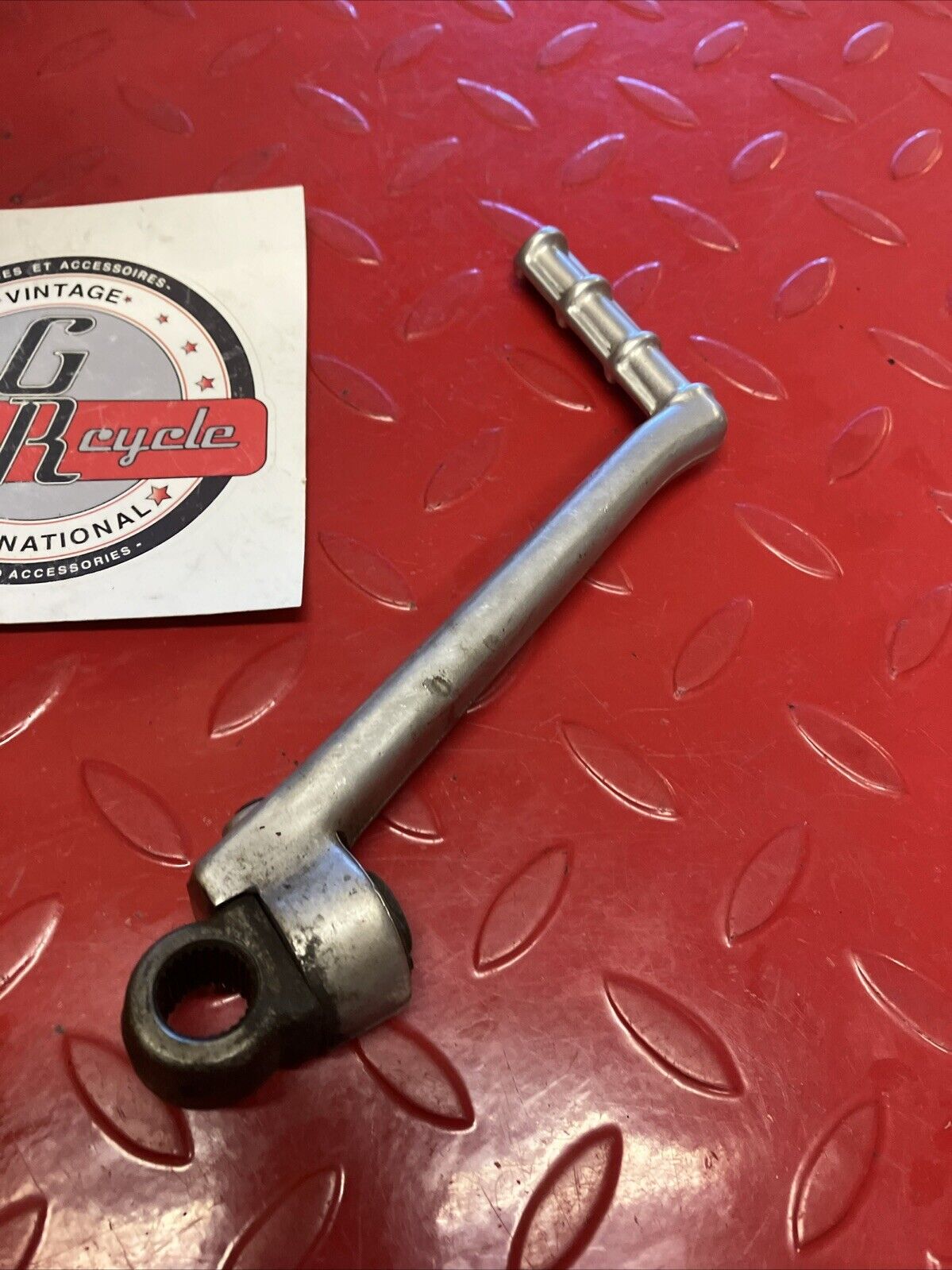 Kawasaki KX125 1987 kickstarter kick starter lever pedal arm 1984 1985 1986 1989