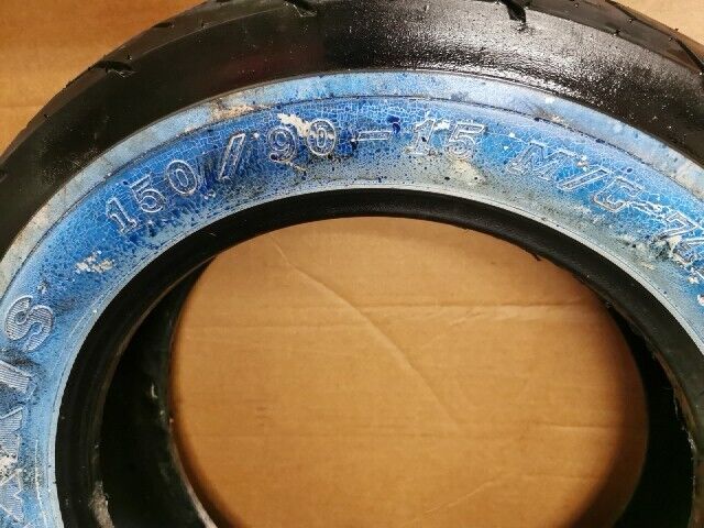 NOS MAXXIS CLASSIC 150/90-15 M/C 74H MOTORCYCLE TIRE REAR WHITE WALL