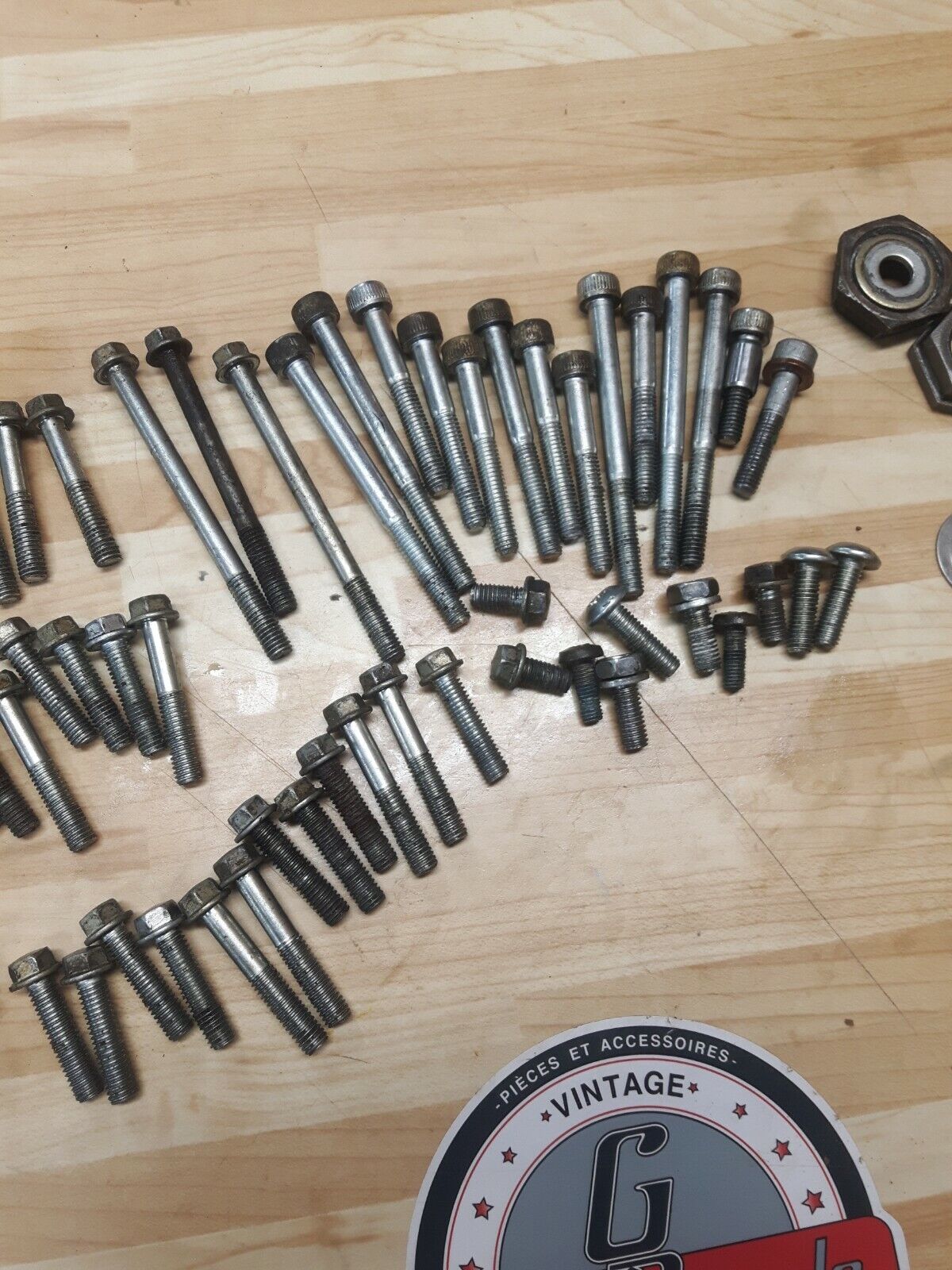 Yamaha YZ250F 2010 motor bottom end misc hardware bolt nut washer
