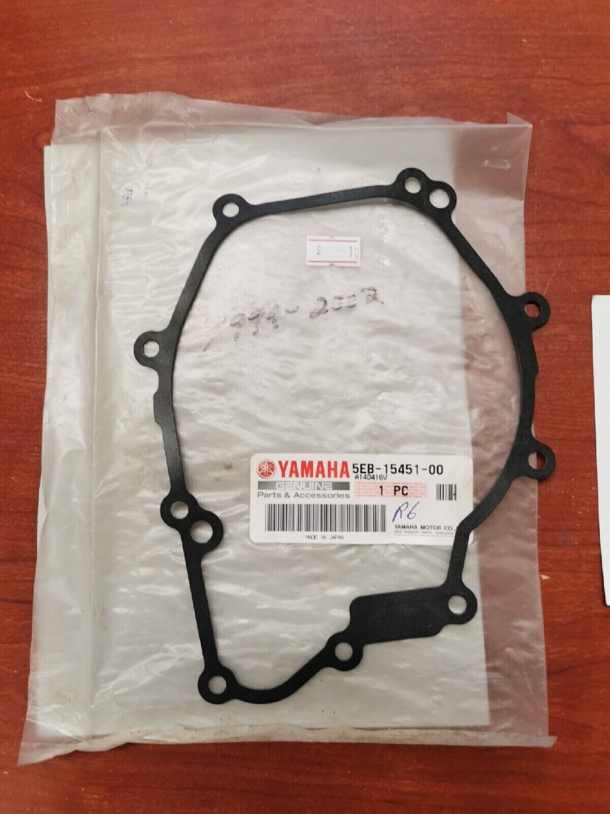 NEW NOS Yamaha 1999-2002 YZFR6 YZF-R6 CRANKCASE COVER GASKET 5EB-15451-00-00 Y73