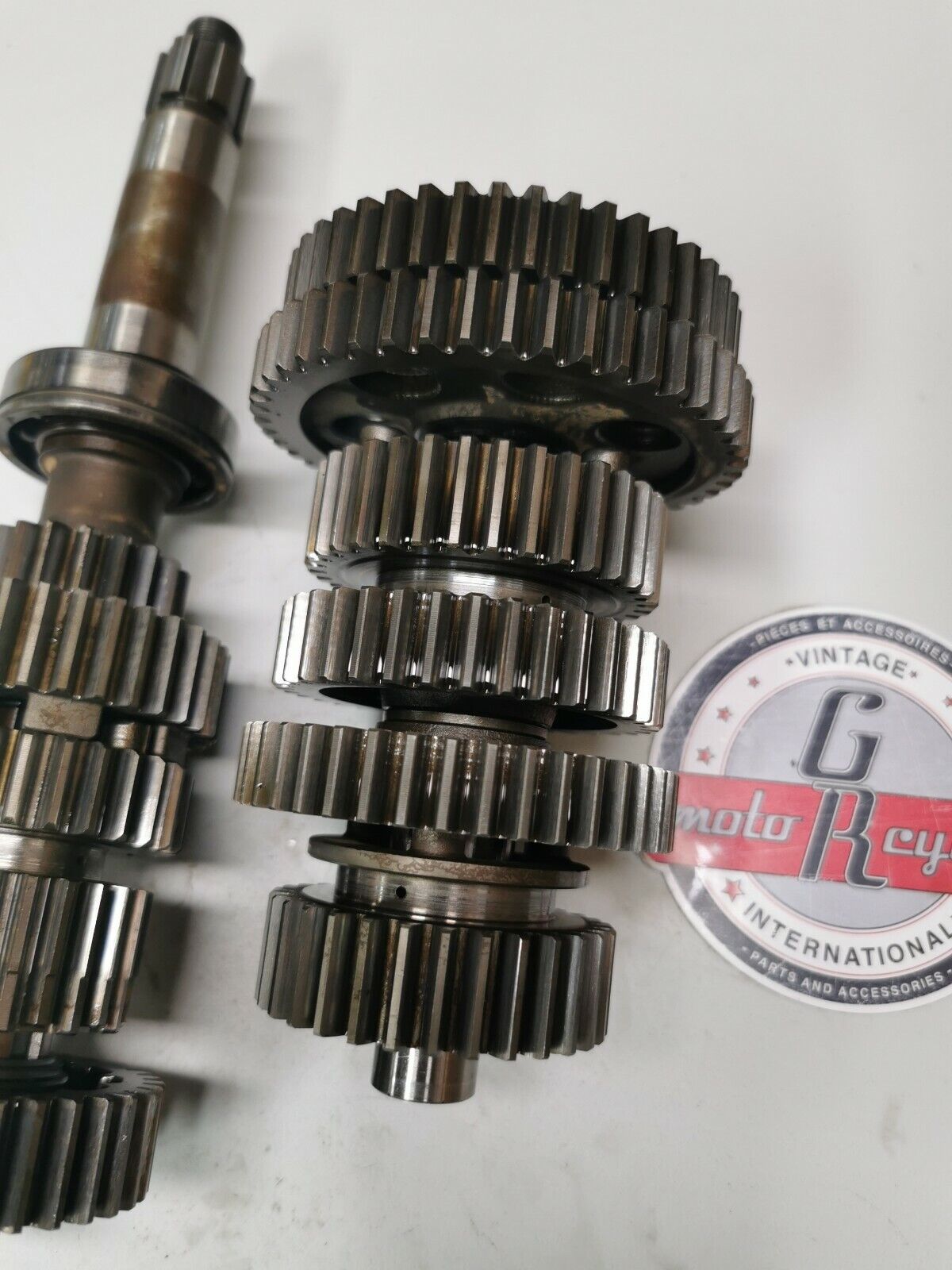 Honda CB750K 1974 transmission mainshaft countershaft main counter shaft gear