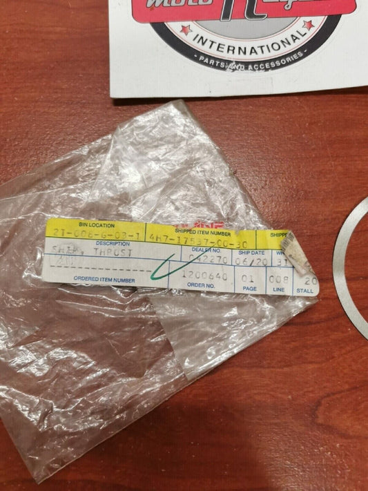 NOS Yamaha THRUST SHIM (0.30T) 4H7-17537-00-30 Y71