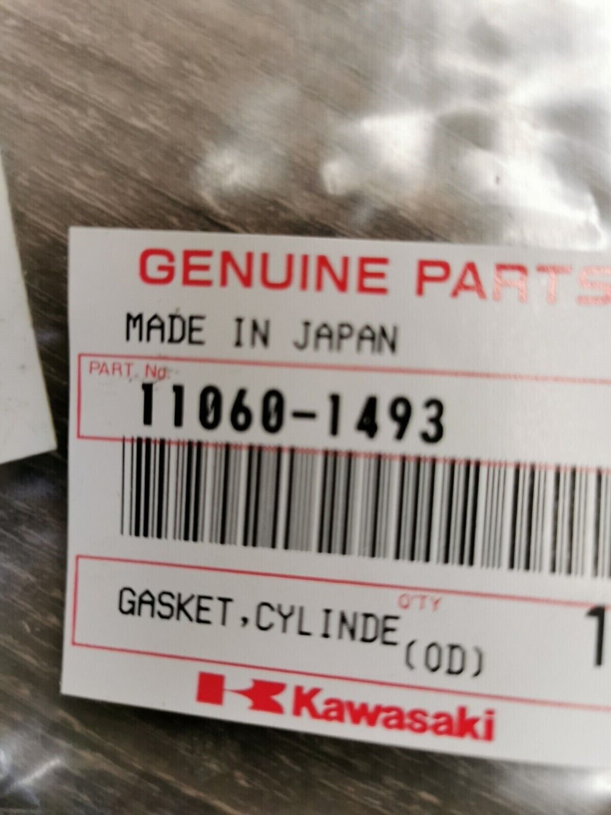NOS KAWASAKI KX250 1994 - 2002 CYLINDER BASE GASKET 11060-1493 K31