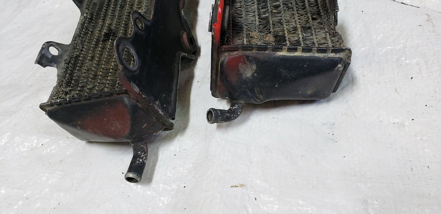 Honda CR250R 1986 1987 radiator left right CR 250R 19010-KS7-000