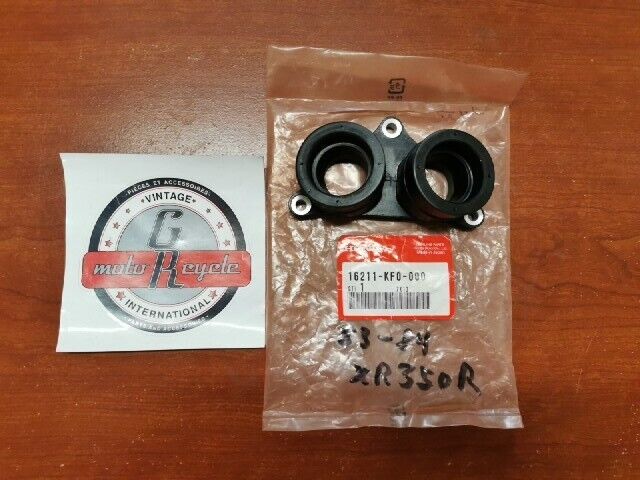 NOS Honda 1983 1984 XR350R CARBURETOR INSULATOR 16211-KF0-000 H107