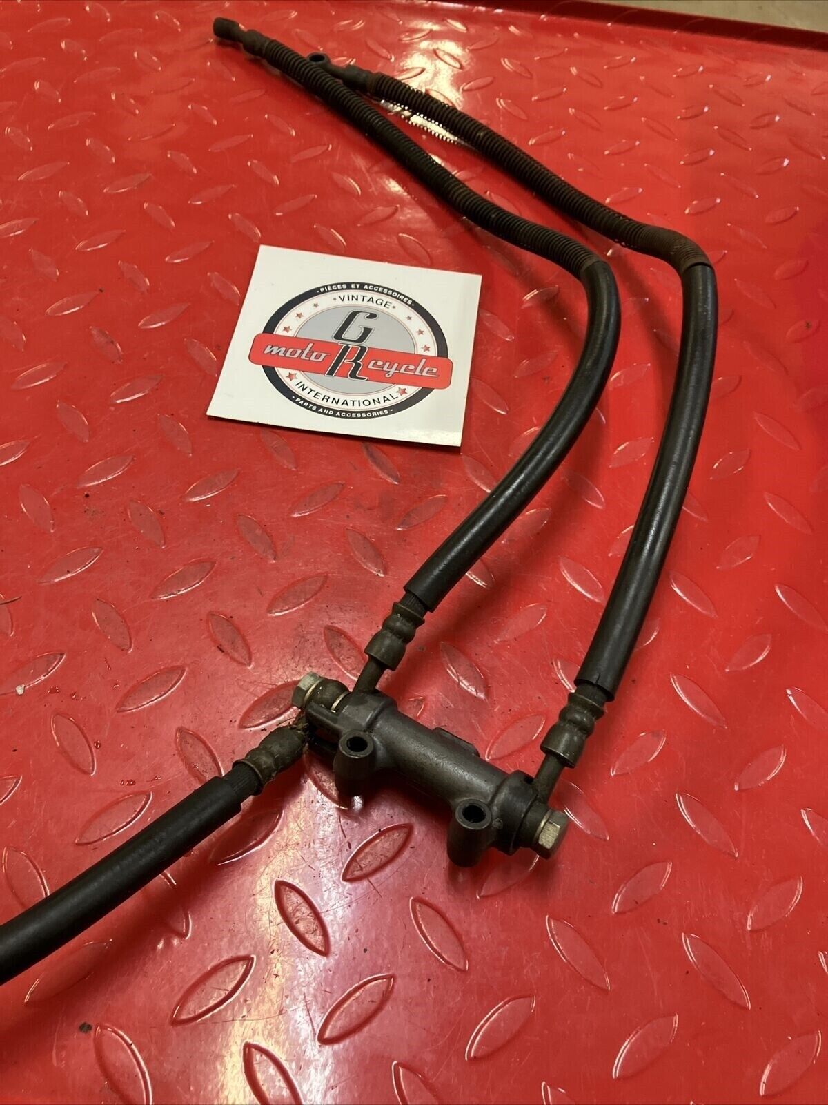 Kawasaki VN750 1986 Vulcan 750 Front brake joint hose 43061-1002 43059-1293
