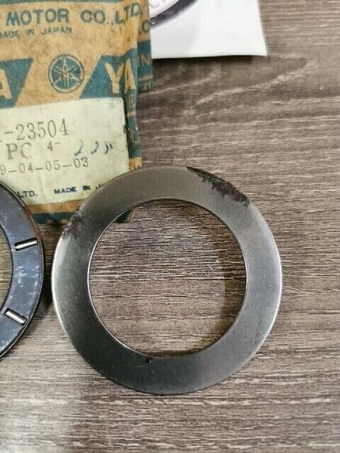 NOS YAMAHA DS6B 1969 TD2 1970 TX650 R3 BEARING THRUST 93341-23504-00 Y131