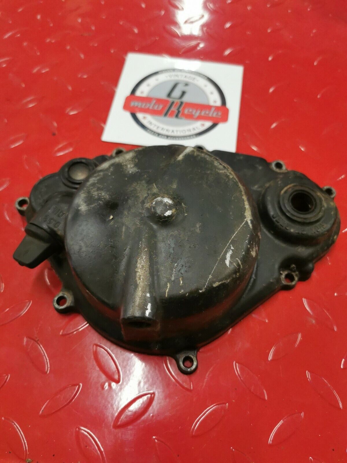 Kawasaki KX80 1979 right side clutch cover KDX80 1980