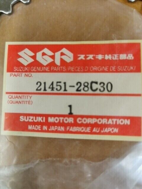 NOS SUZUKI DR250SE DR350 DR350SE GS500 RM250 PLATE CLUTCH DRIVEN 21451-28C30 S51