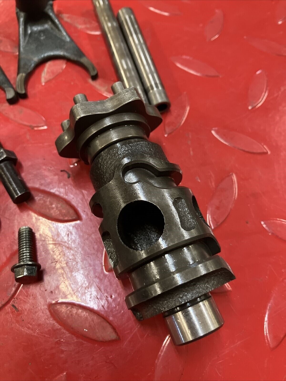 Kawasaki KX80 2000 transmission gearshift gear shift drum fork 1998 1999