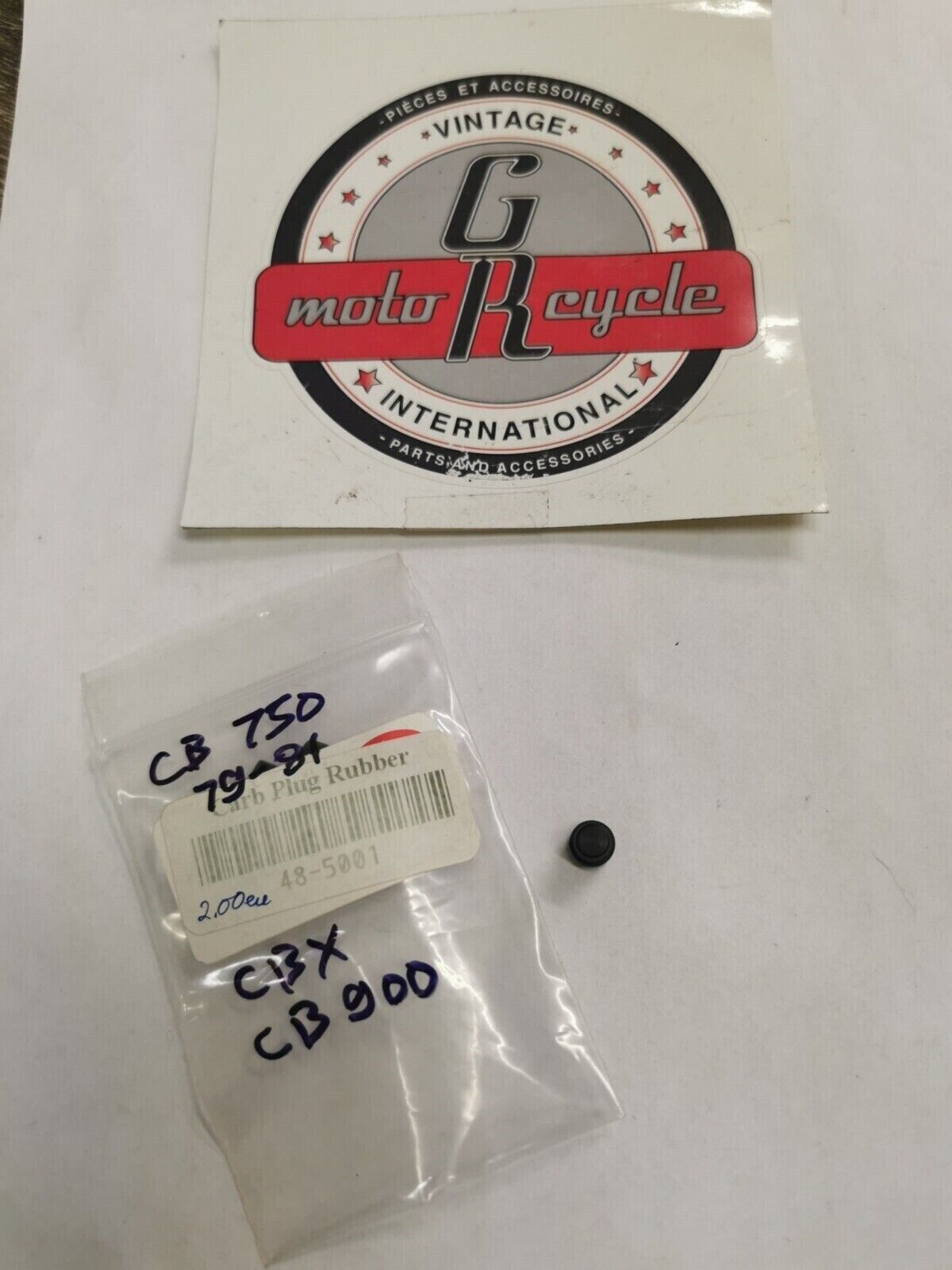 NOS TOURMAX CB750 1979 - 1981 CBX900 CB900 CARB PLUG RUBBER 48-5001 J20
