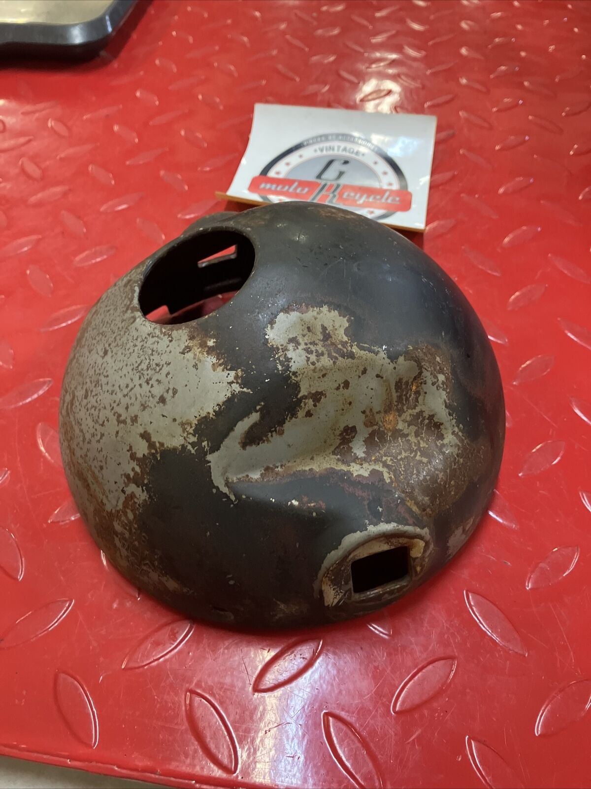 Yamaha RD400 1977 headlight head light lamp case body housing 1976 1978 1979 2