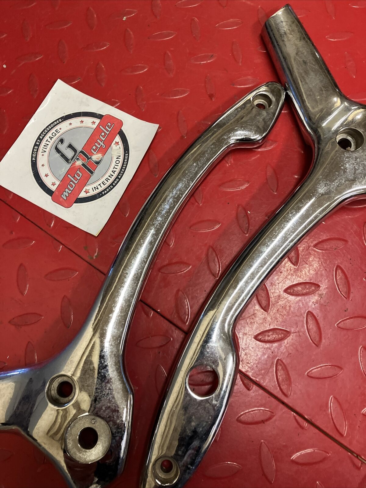 Yamaha XV700 1984 1985 virago 700 rear grab bar rail stay left right set U3