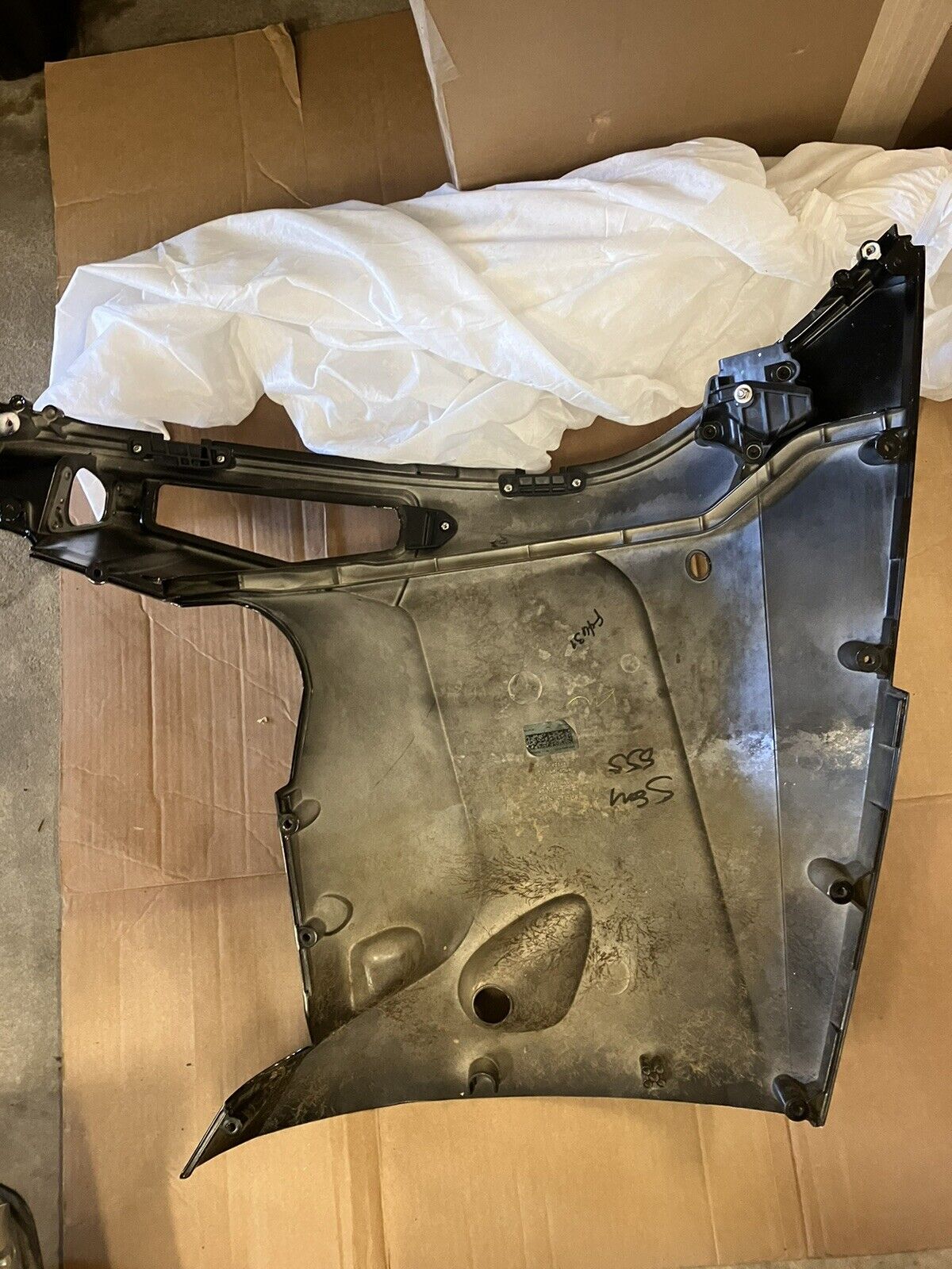 Mercury Engine motor Lower cowl set black and red 100-8m0142219