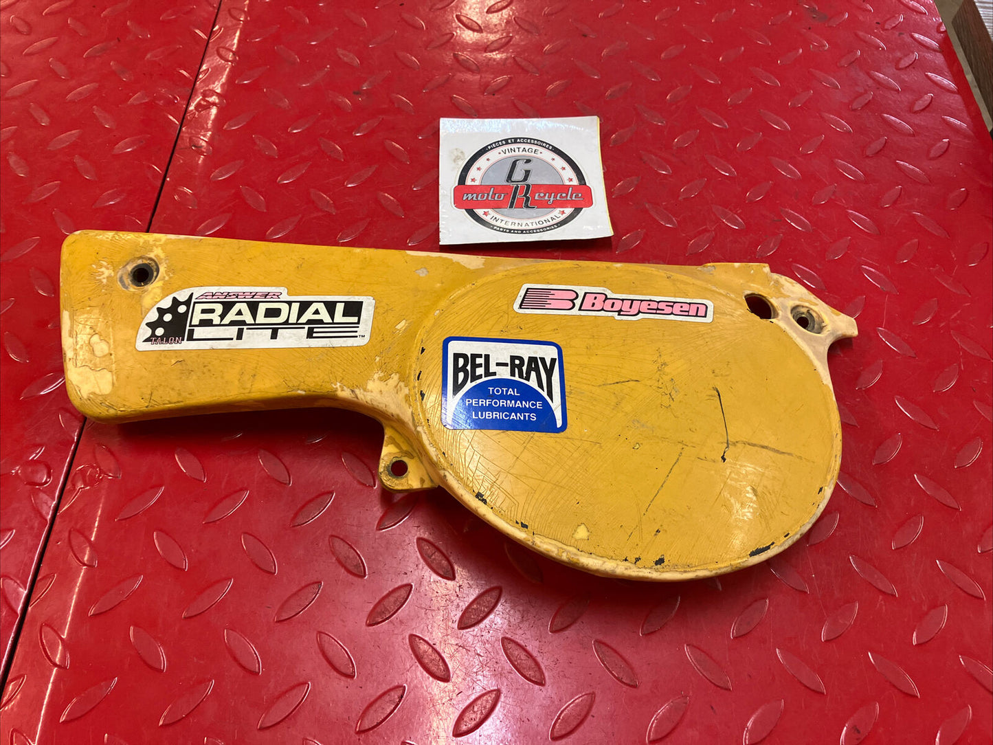 Suzuki RM80 1979 left side cover panel fairing