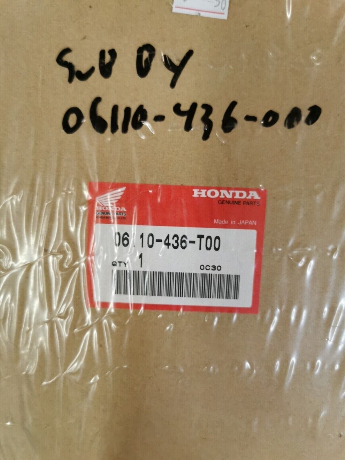 NOS HONDA XR100R 1985 GASKET KIT A MCA 06110-436-T00 SUB BY 06110-436-000 H61