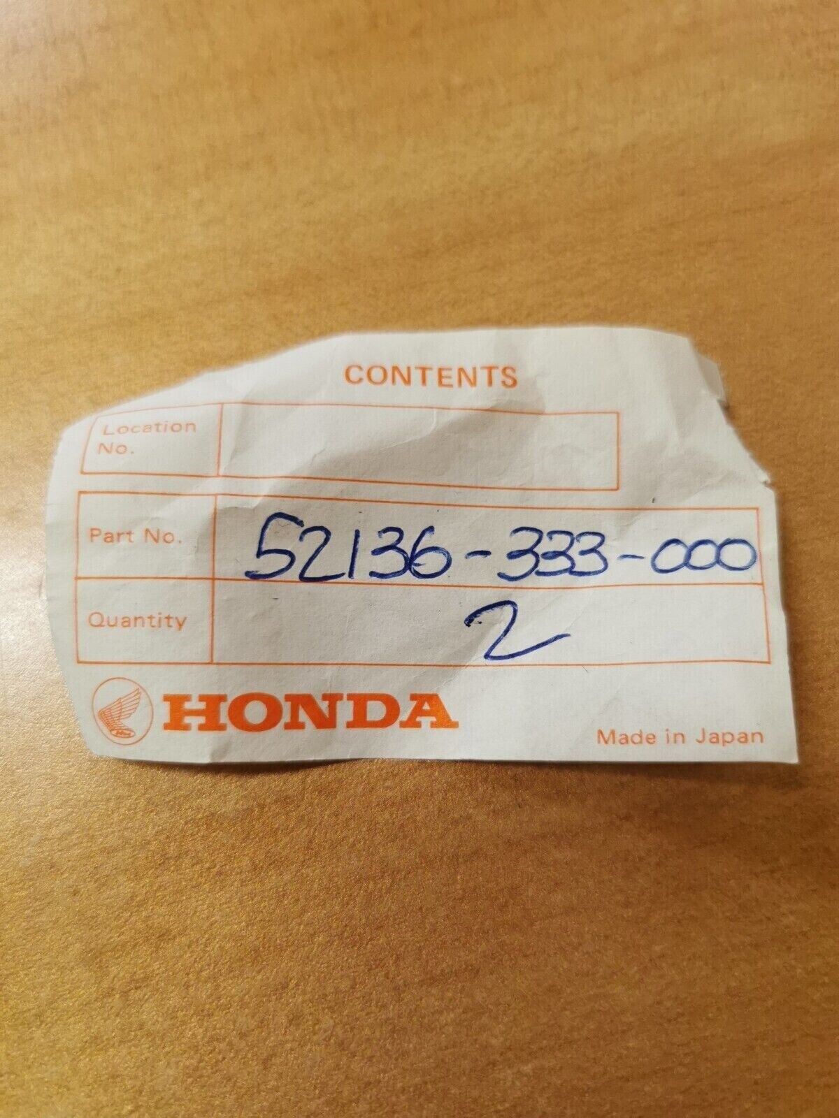 NOS HONDA CB350 CB360 CB400 STOPPER CHAIN ADJUSTER 52136-333-000 H17