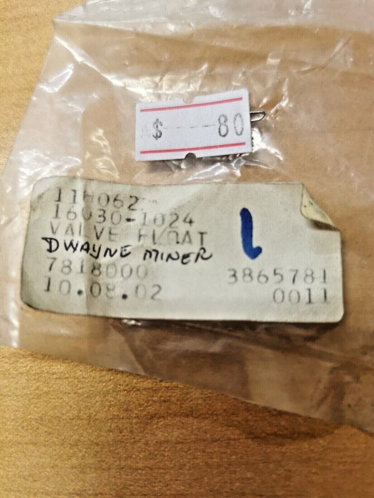 NOS KAWASAKI KZ550 ZX550 1980 - 1984 FLOAT VALVE 16030-1024 K7
