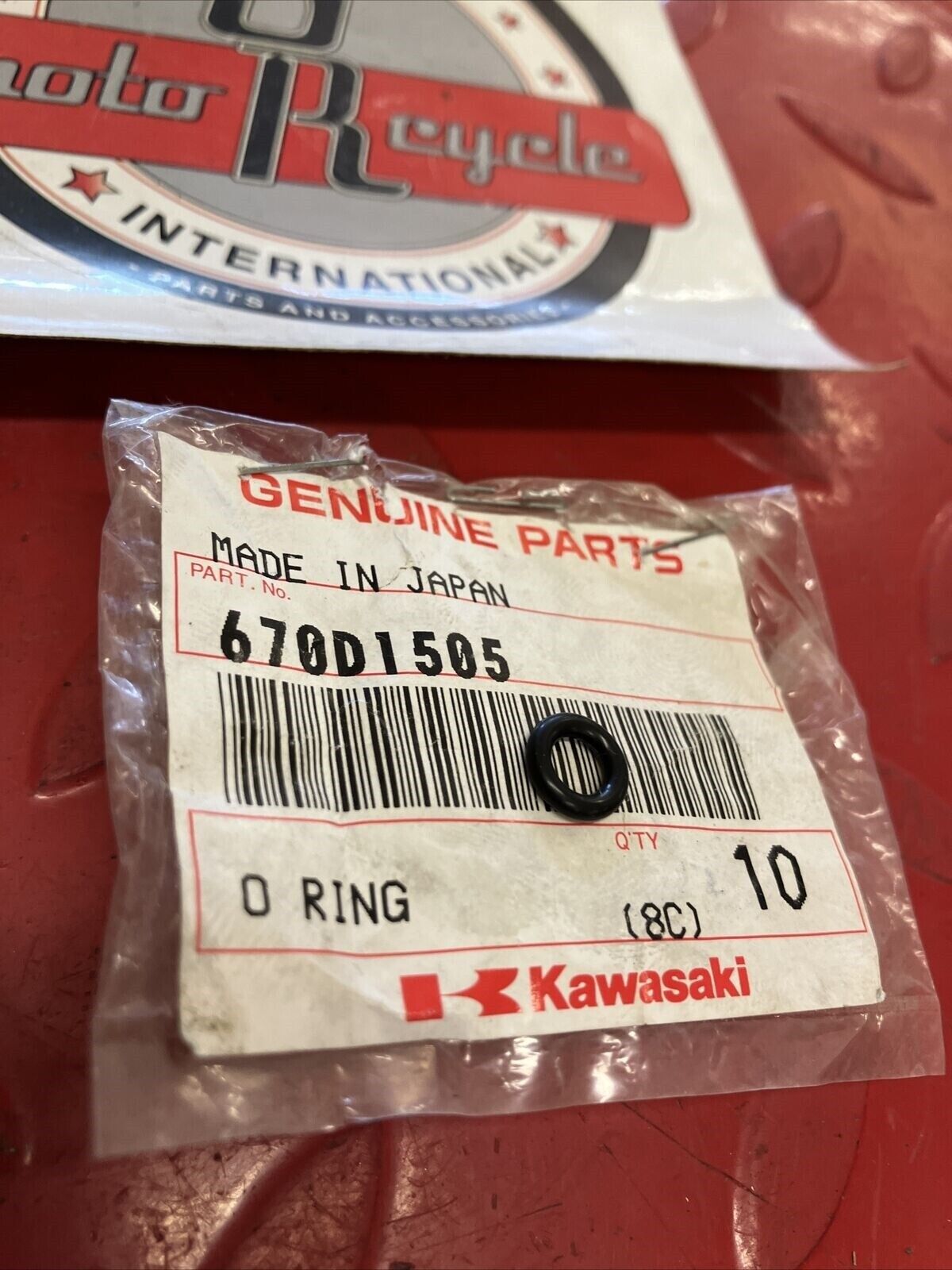 NOS KAWASAKI O-RING 670D1505 K12