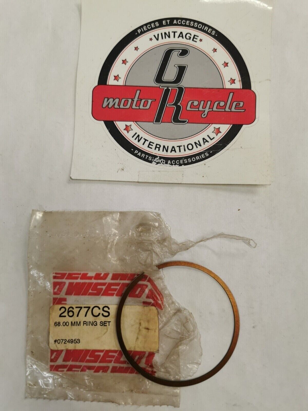 NOS WISECO Ring Set 68.00 Mm  2677CS J31