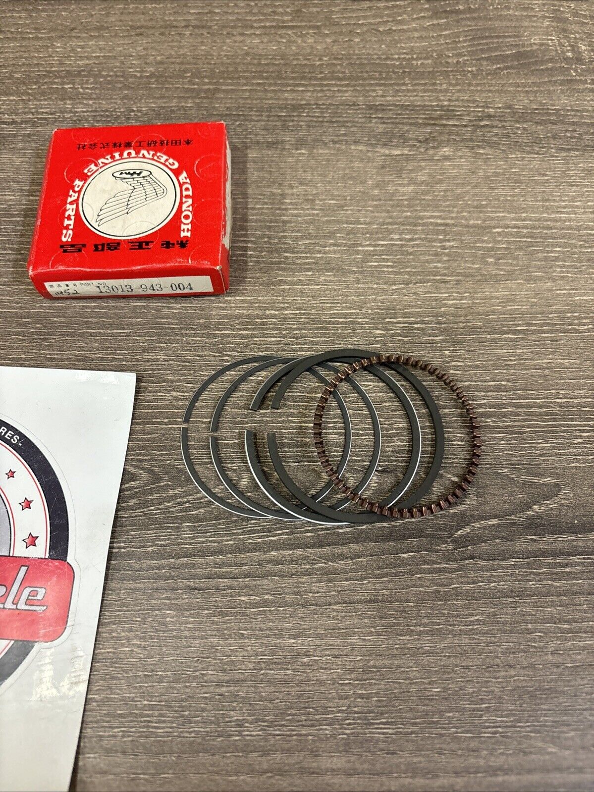 NOS Honda 1979 1980 ATC110 PISTON RING SET O/S 0.50 13013-943-004 H136