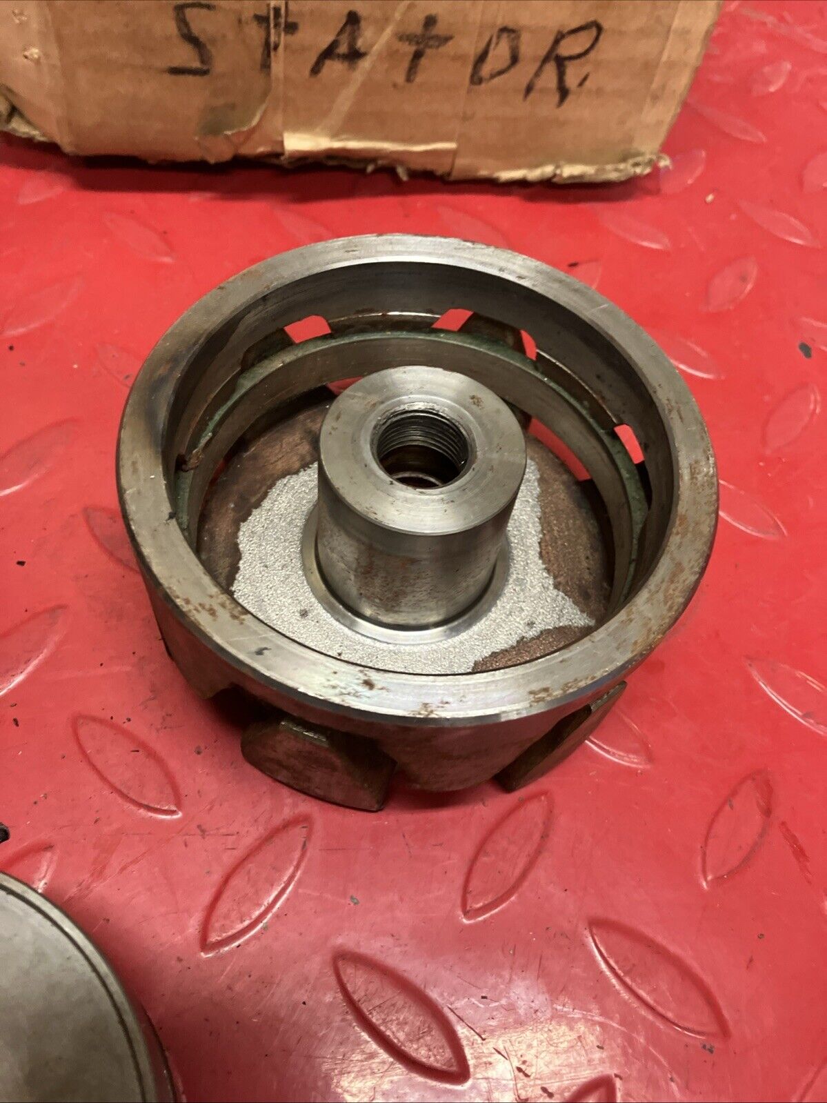 Kawasaki KZ650 1978 Coil field rotor flywheel yoke stator generator assembly U7