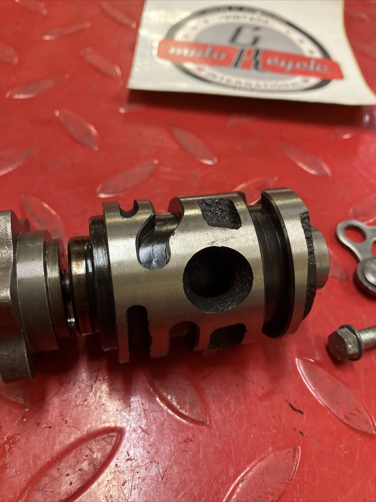 Kawasaki KDX200 1987 gearshift gear shift change mechanism cam drum lever arm