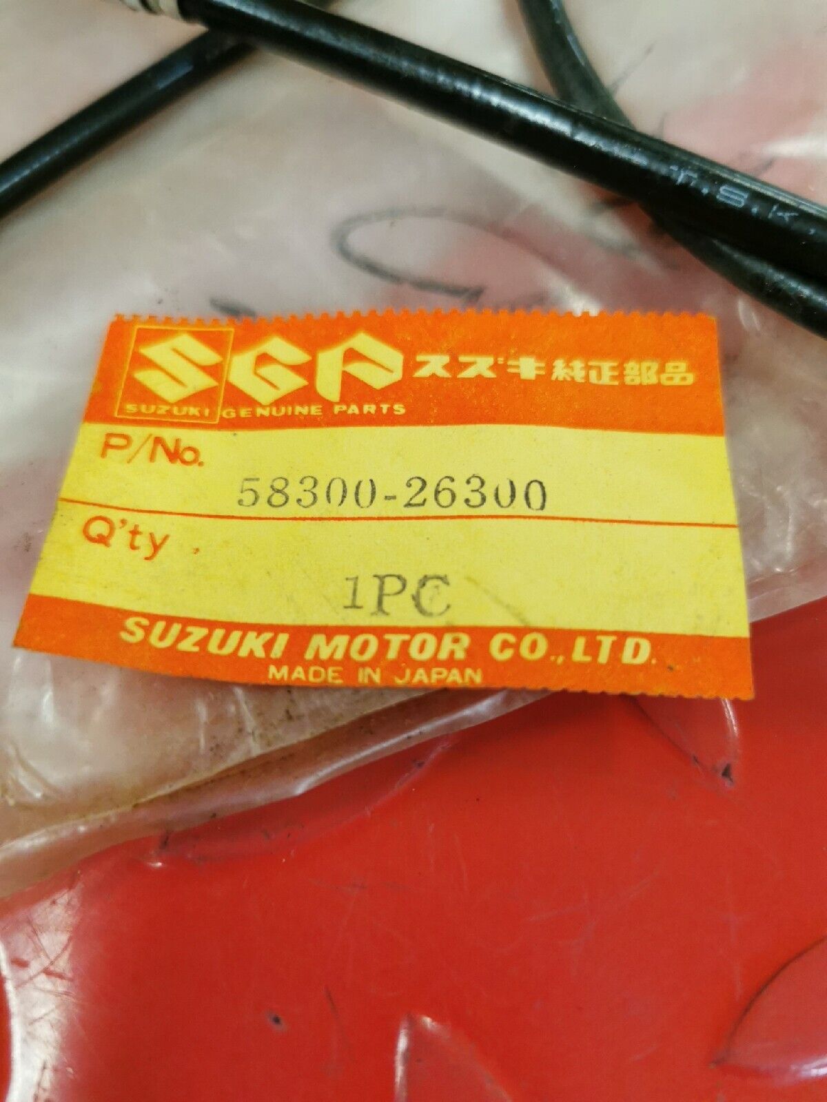 NOS SUZUKI TS75 1975 1976 Throttle Cable Assembly 58300-26300 S13