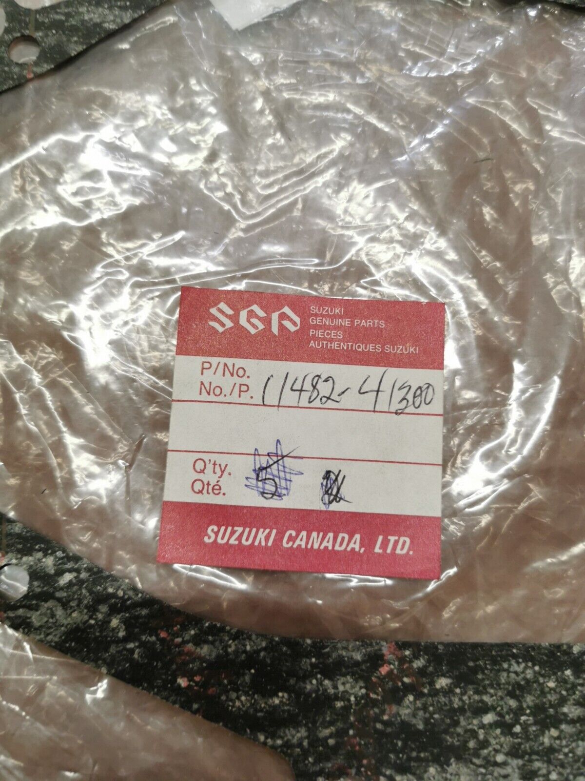 NOS SUZUKI PE175 RM100 CLUTCH COVER GASKET 11482-41300 SUB. 11482-41301 S31