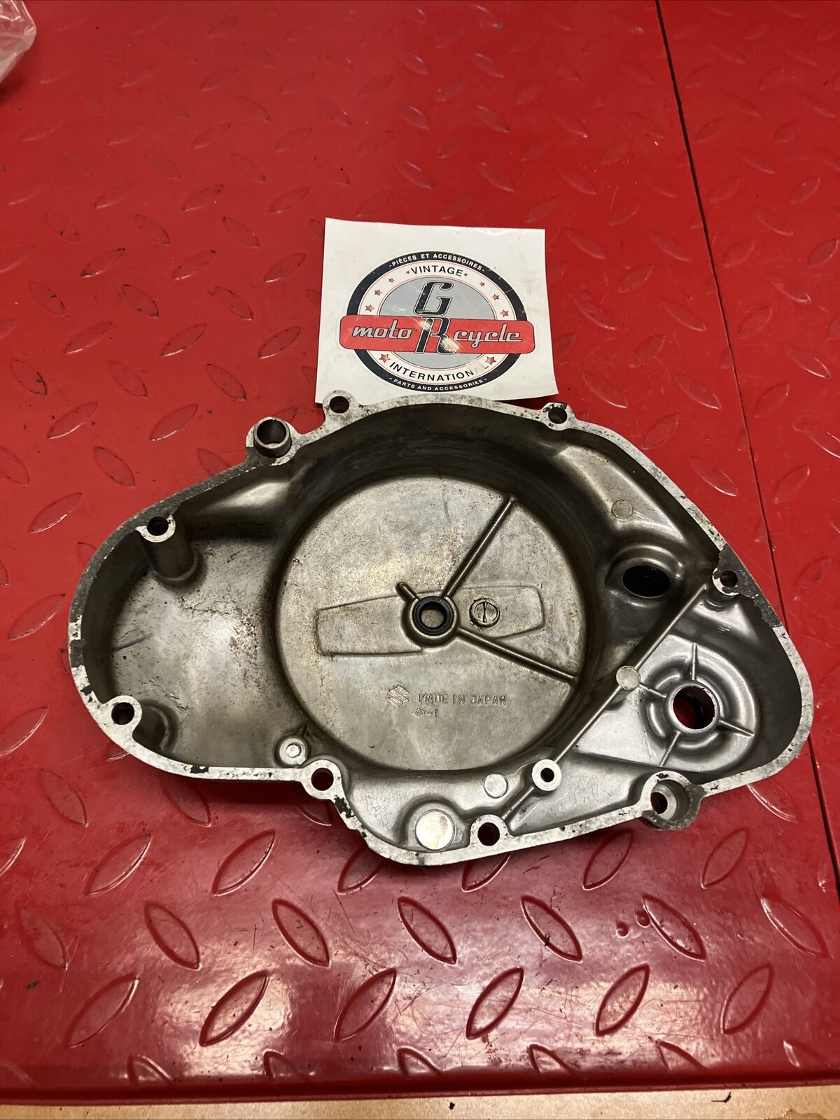 Suzuki TC125 1972 Right crankcase clutch cover TS125