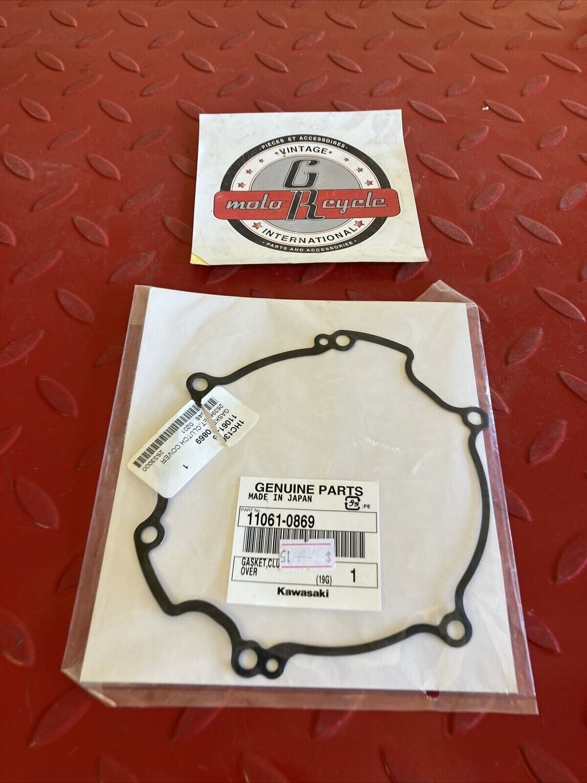 NOS Kawasaki KX85 KX100 OUTER CLUTCH COVER GASKET K10