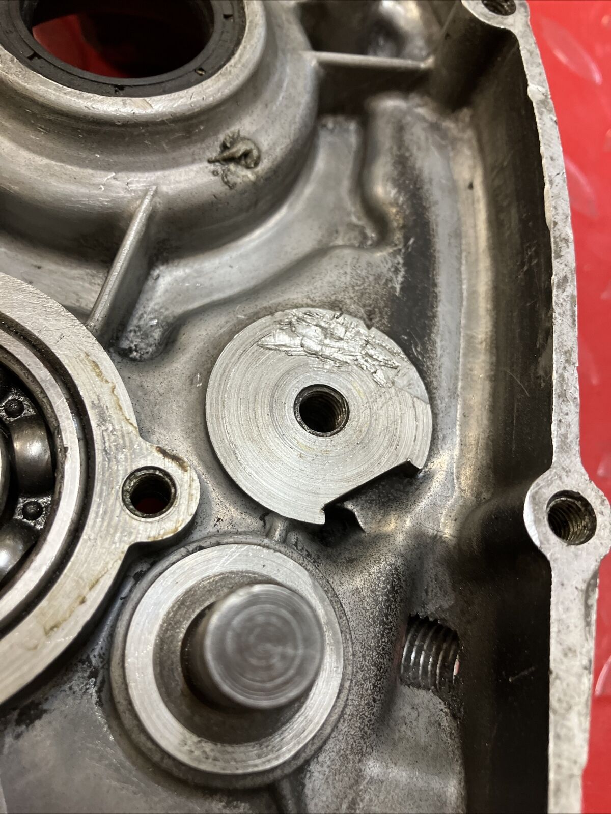 Yamaha YZ125 1977 right crankcase crank case