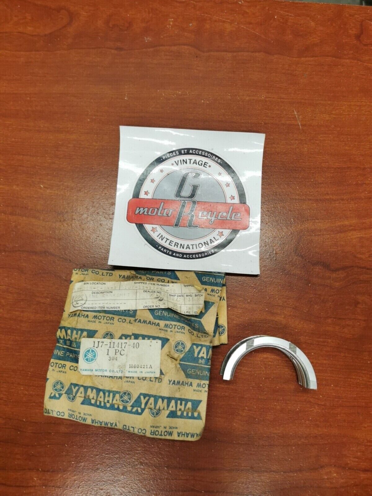 NOS Yamaha 1977 - 1979 XS750 CRANKSHAFT PLANE BEARING 1J7-11417-40-00 Y99