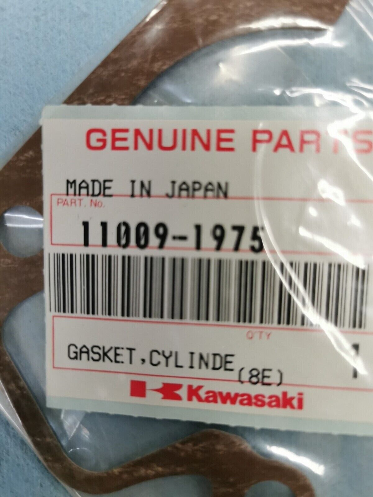 NOS KAWASAKI KX60 KDX80 19982 - 1998 CYLINDER BASE GASKET 11009-1975 K31