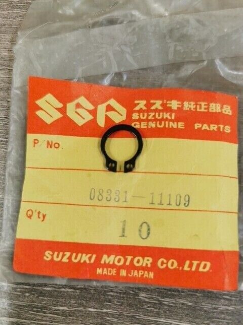 NOS SUZUKI AN400 AN650 Z DL1000A DL1050 DR250S DR500S CIRCLIP 08331-11109 S56