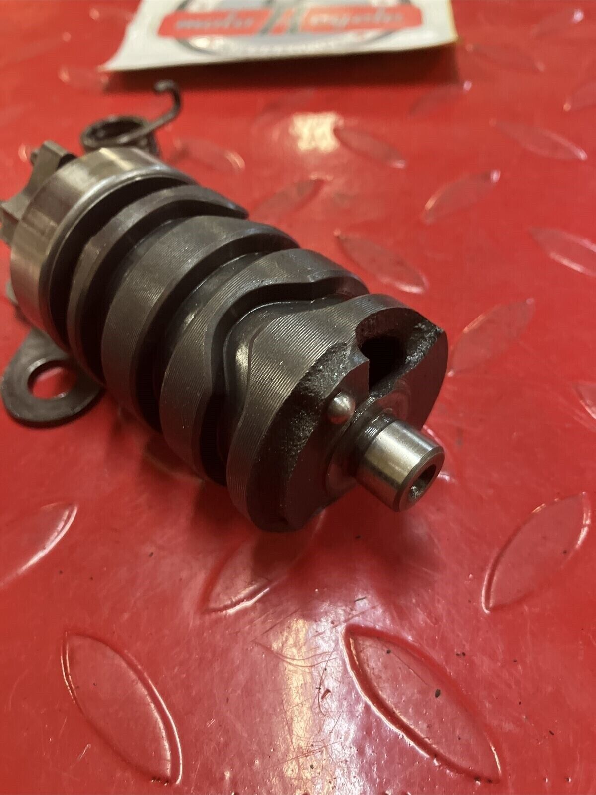 Yamaha DT200 1984 gearshift gear shift cam drum actuator arm center spring